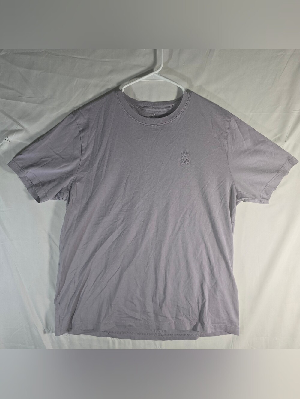 Men’s Psycho Bunny Lavender Short Sleeve crew neck Cotton T-Shirt size 7 XL